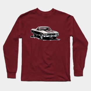 Red 68 El Camino Long Sleeve T-Shirt